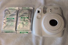 FUJIFILM INSTAX MINI 8 CAMERA WITH TWO FILM PACKETS TESTED WORKS