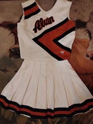 Vintage Cheerleader Uniform With Pleaded Skirt