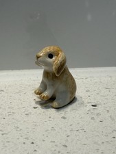 Ceramic Mini  Rabbit Figurine Miniature Animal Statue Ornament