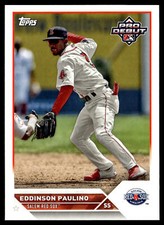 2023 Topps Pro Debut Eddinson Paulino #PD-155 Salem Red Sox
