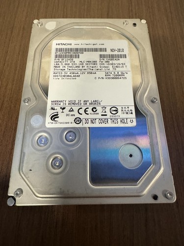 Hitachi GST Deskstar 7K3000 HDS723030ALA640 3TB 7200RPM 64MB Cache SATA 6.0GB/s