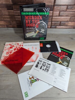 Murder By The Dozen Mystery Commodore 64 1983 Case Disk Solutions Clues Decoder