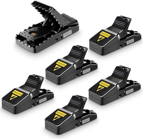 6 Pack Mouse Trap, Mice Traps That Work Snap Traps Reusable Mouse Traps