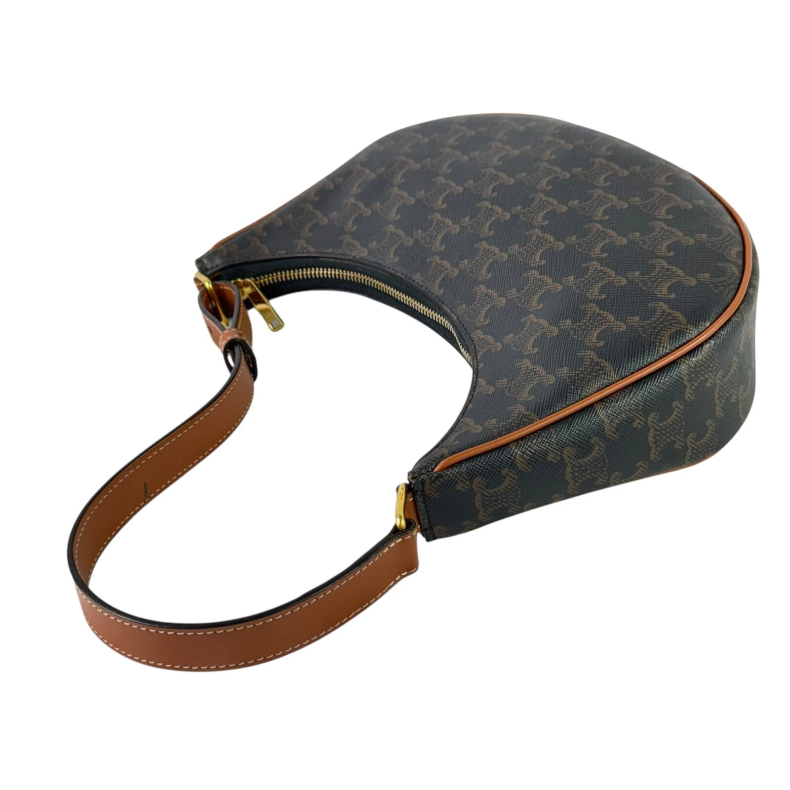 Borsa CELINE Ava in tela trionfo e pelle di vitello Made in Italy autenticata