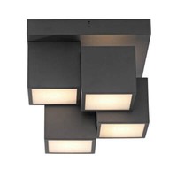 Led Deckenleuchte Backlight WüRfel Schwarze Deckenlampe 3000K Warmweiß Flur