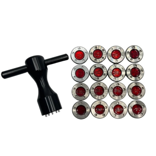 Red Head Weights Compatible With Scotty Cameron - 16 Piece Kit