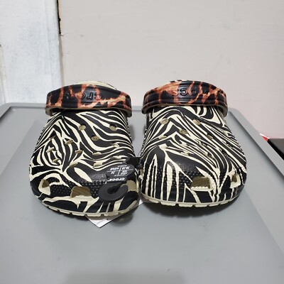 Crocs Classic Unisex Animal Print Remix Clog Men 5 Women 7  display picture 1