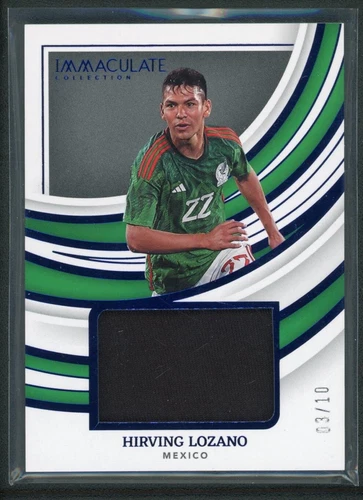 2022-23 HIRVING LOZANO 03/10 JERSEY PANINI IMMACULATE COLLECTION