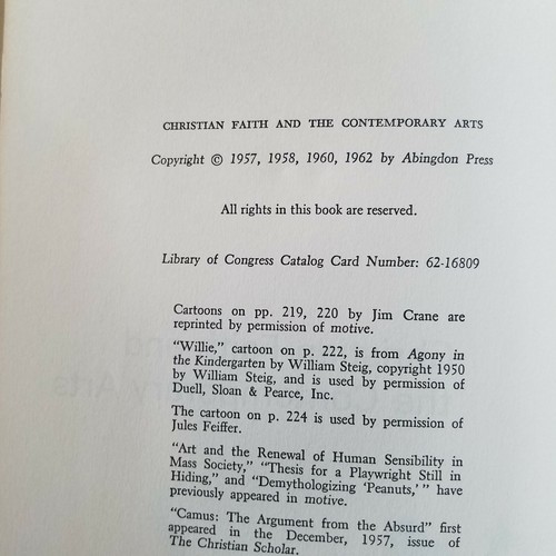 Christian Faith and the contemporary arts Finley Eversole 1962 WZ - Picture 6 of 10