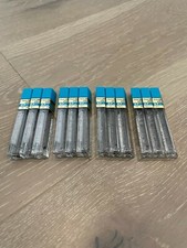 NEW 12 Tubes PENTEL Super Hi-Polymer Black Lead 0.7 mm H Pentel 50-H 144 pcs