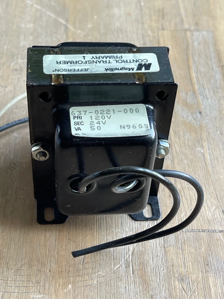MAGNETEK 637-0221-000 CONTROL TRANSFORMER - Image 4 of 4