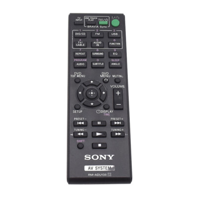 Sony Fernbedienung RM-ADU138 für DAV-TZ140 HBD-TZ140 SS-WS121 SS-CT121 SS-TS121