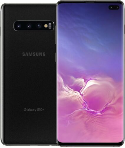 Brand New Samsung Galaxy S10+ G975U USA 128G 4G UNLOCK SMARTPHONE/PrismBlack - Afbeelding 1 van 5