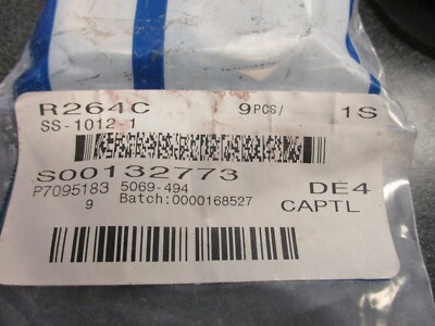 SWAGELOK SS-1012-1, 316 SS NUT, 5/8'' FOR SWAGELOK TUBE FITTING LOT OF 9