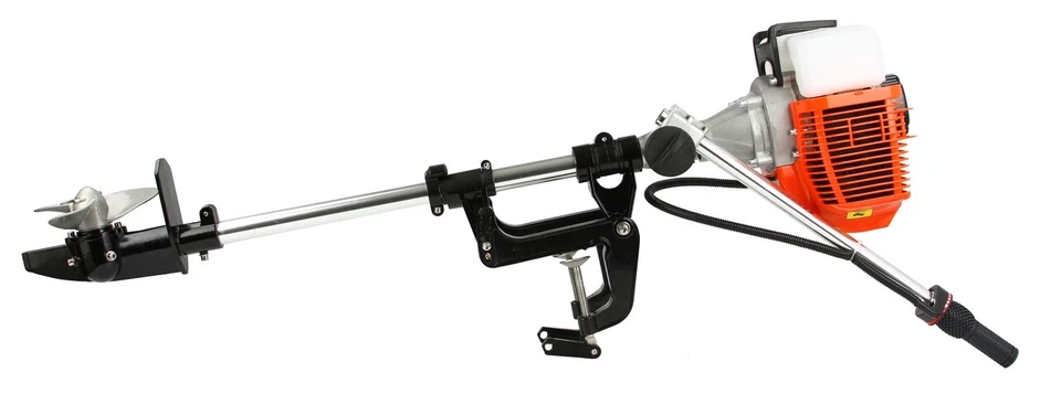 Benzin aussenborder Bootsmotor Benzinmotor Außenborder Für Pontoon 5PS 2Takt+ Öl - Bild 4 von 4