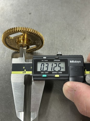 QTY 1 BOSTON GEAR G182 BRONZO SPERONE GEAR VAPORE VIVO 32 PASSO 64 DENTI OROLOGIO ECC. - Foto 10 di 14