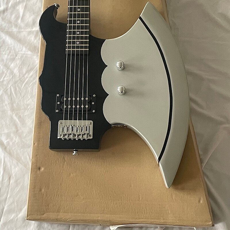 Professional 6-string Electric Guitar Black Axe Body Unique