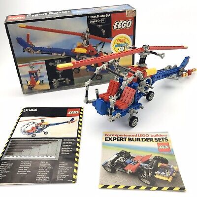 One night Feed on disappear 1981 Vintage LEGO 8844 Helicopter Expert Technic Complete w/ Box &  Instructions | eBay