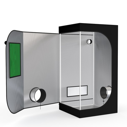 GROZY Indoor Grow Tent with Green Window Fo Hydroponics LED Light Growing System - Picture 25 of 109