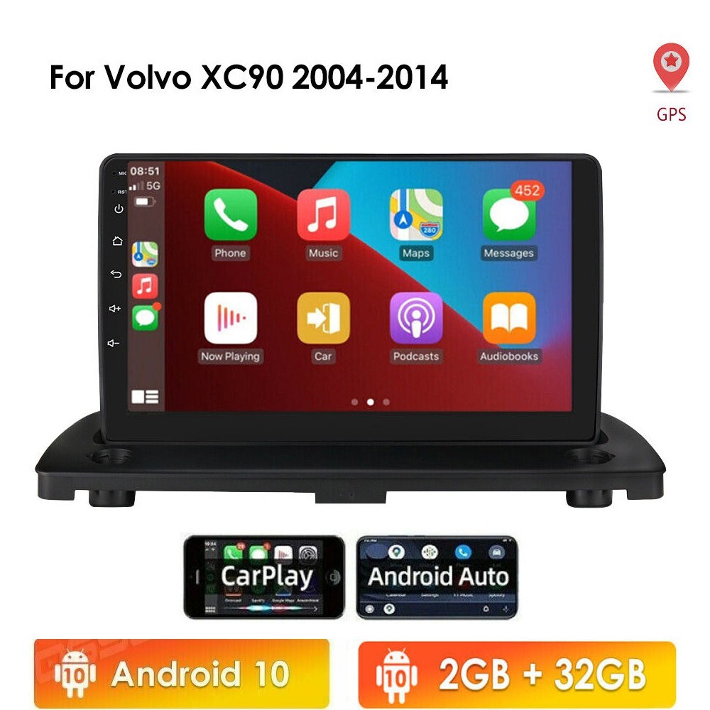 2+32G Für Volvo XC90 20042014 GPS USB Autoradio 2Din Android WIFI RDS BT DAB FM eBay