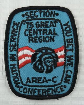 1975 Section Area-C Conference Great Central Region Area Council BLK Bdr. [OAX14
