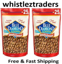 Blue Diamond Almonds Gluten Free Smokehouse Flavored Snack Nuts Pack Of 2