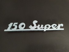 TARGHETTA SCRITTA STEMMA VESPA 150 SUPER