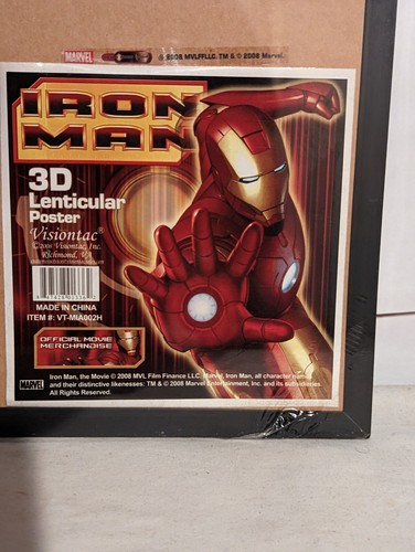 2008 Iron Man ๐ฅ 3D Lenticular Poster 16ร20 sealed.w/frame Description below ๐ - Picture 6 of 12