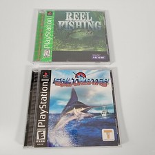 Reel Fishing & Saltwater Sport Fishing (Sony PlayStation 1) Complete with manual