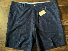 NWT Peter Millar Crown Sport Navy Salem Performance Golf Shorts Men's Sz 42 115