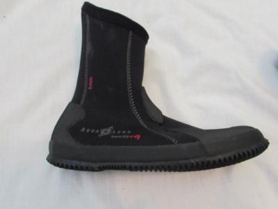 Aqua Lung Men's 5mm Superzip Dive Boots – Black, Size 10, Cold Water Scuba & Snorkeling - View #3