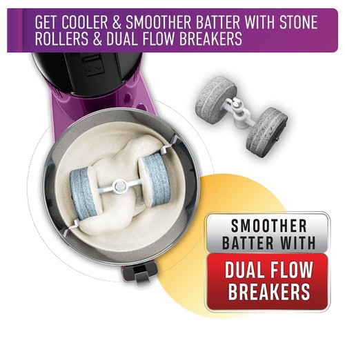 Usha Colossal Dlx 150 W 2L Copper Motor color Magenta Wet Grinder - 第 3/6 張圖片
