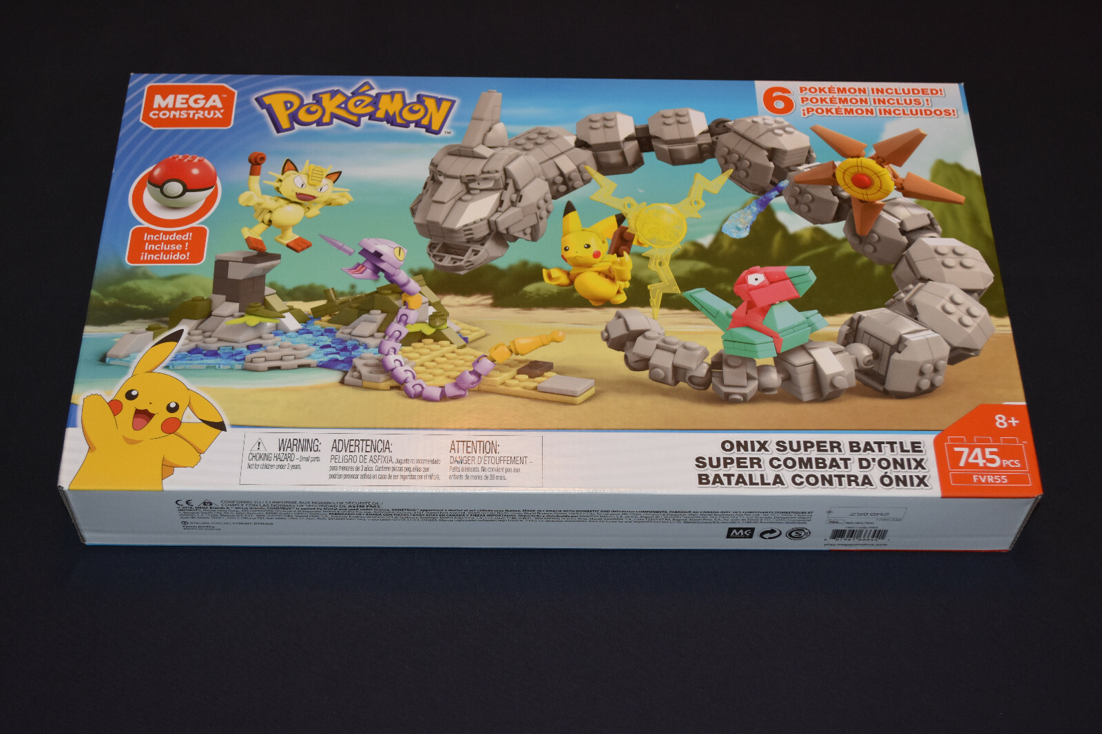 pokemon mega construx onix super battle