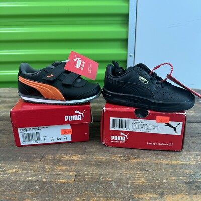 Lot Of 2 Brand New/Box Puma Kids Sneakers Gv Special & Speed Light Up Power V 8c