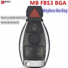 Fbs3 Bga Keyless Go Remote Key For Mercedes-benz W204 W207 W212 W164 W166 W221