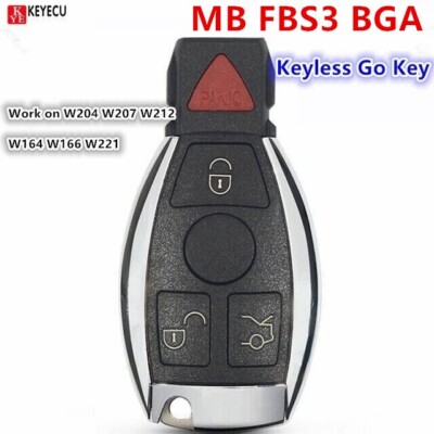 FBS3 BGA Keyless Go Remote Key  for Mercedes-Benz W204 W207 W212 W164 W166 W221