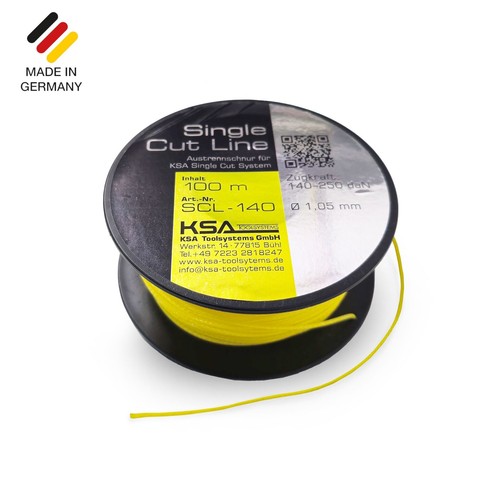 Autoglas Trennschnur gewachst 100m Ausglas Schnur Austrennfaden 250 daN 1,05 mm - Bild 6 von 7