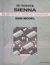 2000 Toyota Sienna Electrical Wiring Diagrams Manual Original Schematics