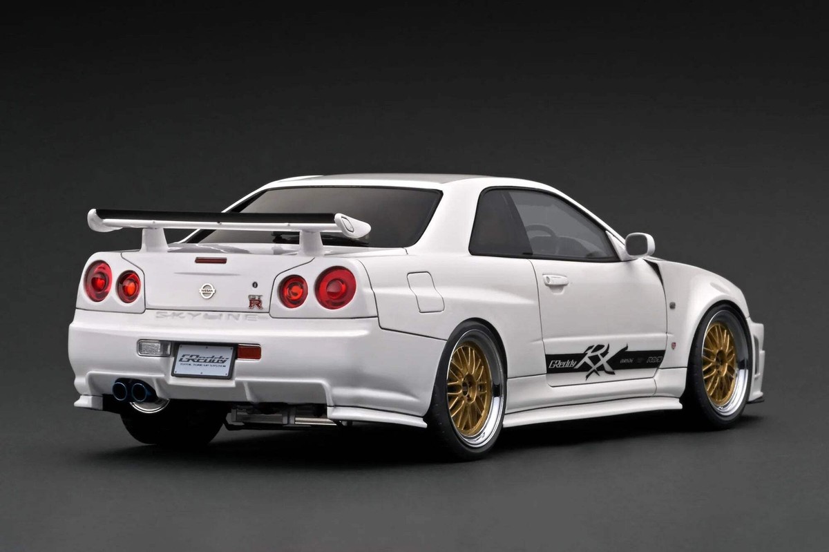 ignition 1/18 Nissan Skyline GT-R (BNR34) White IG3227 | eBay