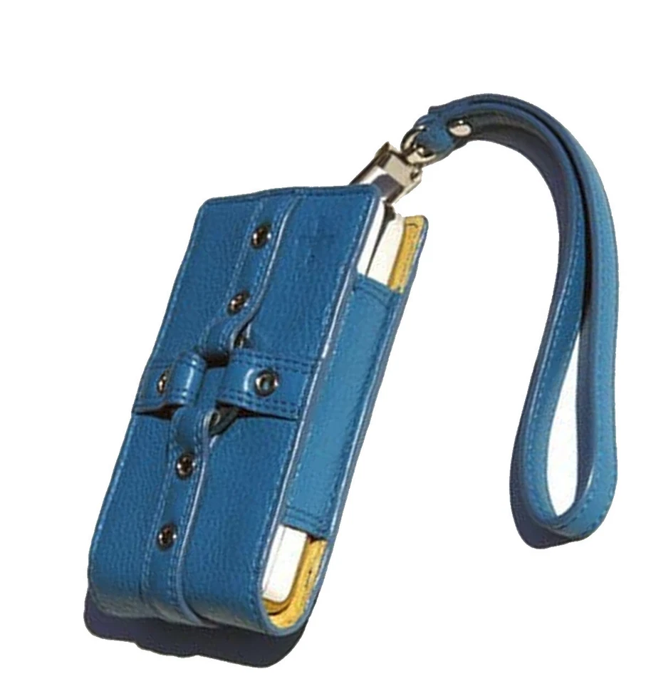 Funda de cuero de diseño para Apple iPod Classic Video 5G 5ta generación 60 GB 80 GB AZUL Foto 4 de 4