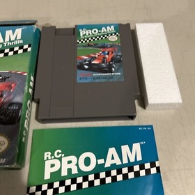 Nintendo NES R.C. Pro-Am Game Box Manual Cartridge Tested Working