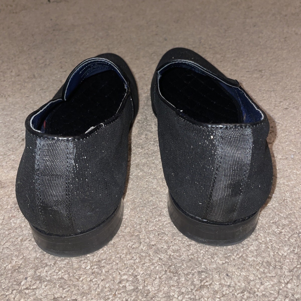 Paisley And Gray Party Bow Black Diamond Smokin Loafer Men display picture 2