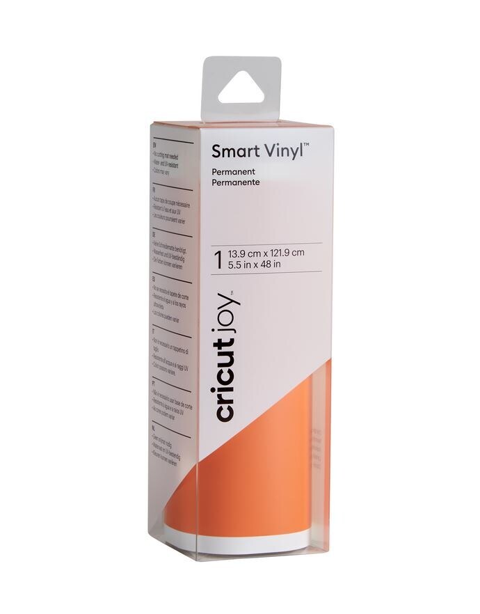 Винил Cricut Smart Vinyl Permanent Joy 14x122 см (оранжевый)