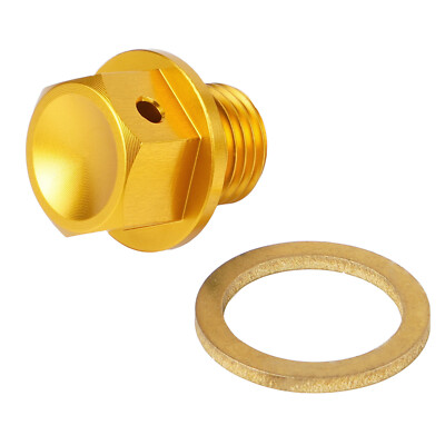 Magnetic CNC Oil Drain Plug Bolt For Suzuki DRZ400S/E/SM 2000-2023 - Aluminum M10
