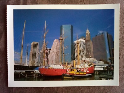 South Street Seaport * Hafen New York * Postkarte * In den USA gekauft
