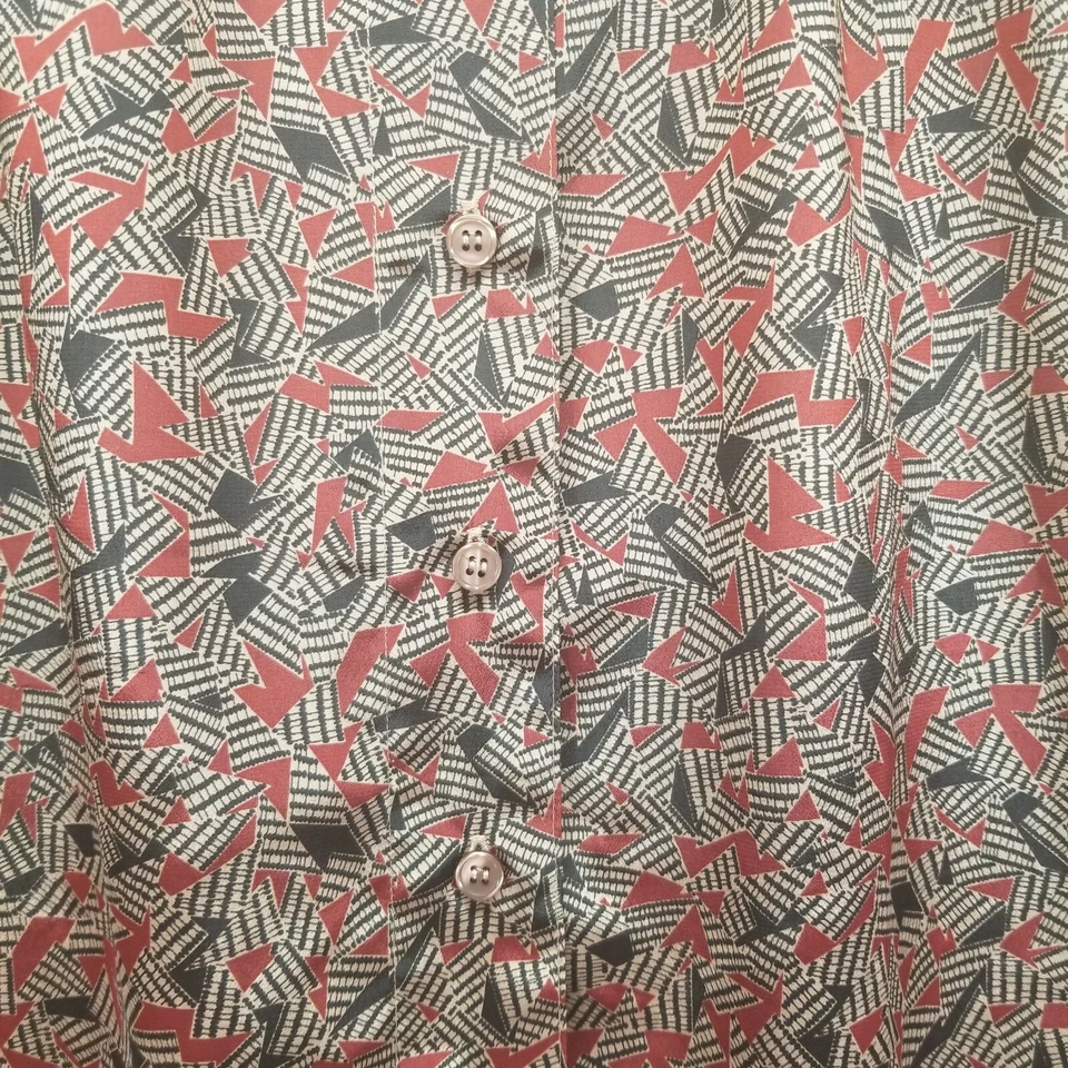 Blusa Camisa Informal Damas Vintage JH Collectibles Mujer Top 10 Rojo Negro Gris Foto 2 de 4