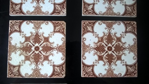 10 Antique Tiles. 6" x 6". stock item tiles 008 - Picture 5 of 12