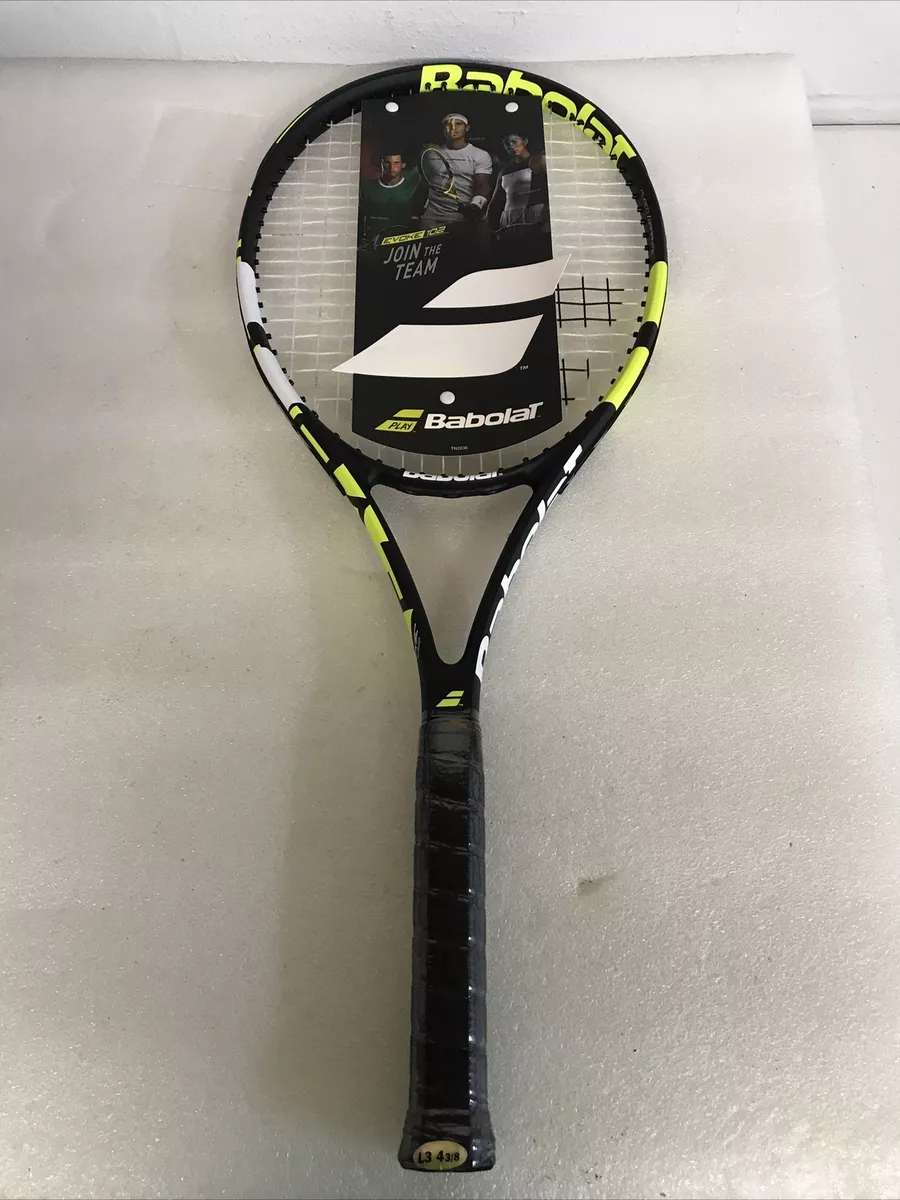 Babolat evoke 102 tennis racquet top