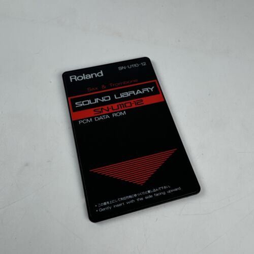Roland SN-U110-12 Sax & Trombone - PCM Data ROM Card for U-20 and U-220