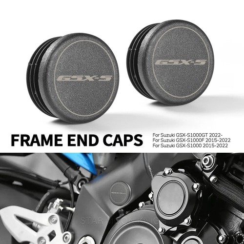 Frame Hole Cover Caps For Suzuki GSX-S1000 GSX-S1000F GSX-S1000GT GSXS1000 2015- - Picture 1 of 16